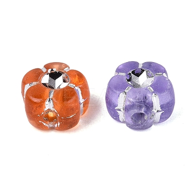 Plastic Flower Beads KY-Q002-04-1