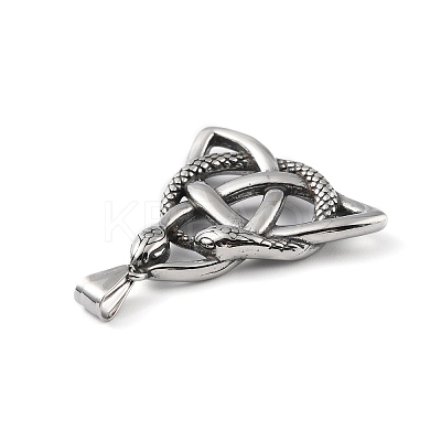 304 Stainless Steel Pendants STAS-K255-10AS-1