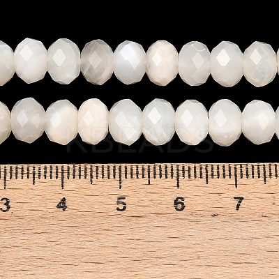 Natural White Moonstone Beads Strands G-C259-A42-5x8mm-1