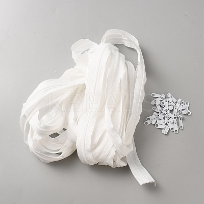 10M Nylon Closed-end Zipper DIY-TAC0020-91A-01-1