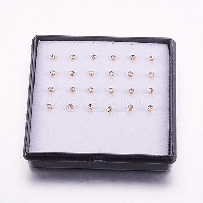 316L Surgical Stainless Steel Nose Studs Nose Piercing Jewelry AJEW-P063-03-2mm-1