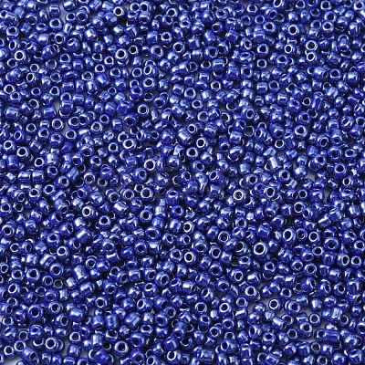 DIY Craft Beads 12/0 Opaque Colors Lustered Round Glass Seed Beads X-SEED-A012-2mm-128-1