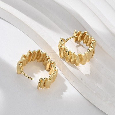 Rack Plating Brass Hoop Earrings for Women EJEW-Q770-20G-1