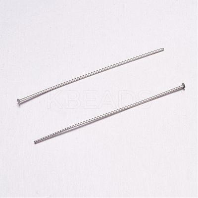 Tarnish Resistant 304 Stainless Steel Flat Head Pins STAS-H358-08B-1