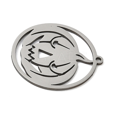 201 Stainless Steel Pendants STAS-G366-02P-04-1