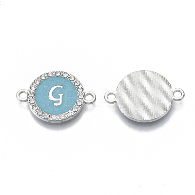 Alloy Enamel Links Connectors LS-ENAM-TAC0003-01S-06G-1