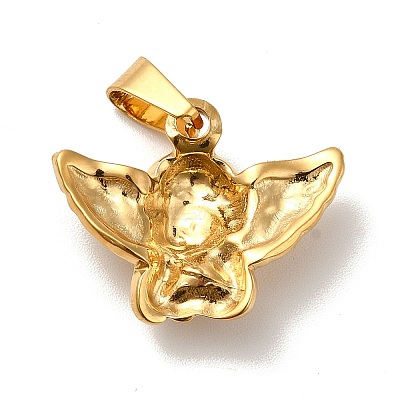 PVD Vacuum Plating 201 Stainless Steel Pendants STAS-P314-24G-1