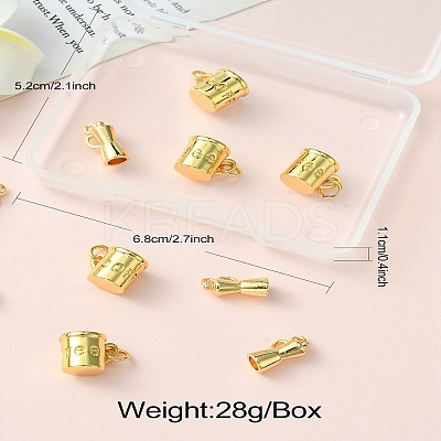10Pcs 2 Style Brass Pendants KK-CJ0002-14-1
