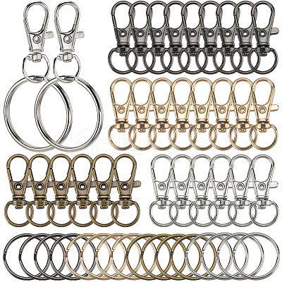 DIY Keychian Jewelry Making Finding Kits DIY-SP0003-23-1