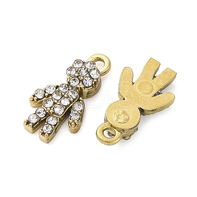 304 Stainless Steel Charms STAS-V003-05G-12-1