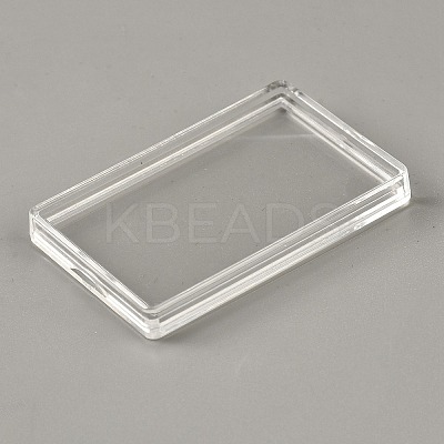 Transparent Acrylic Silver Bar Gold Bar Storage Cases CON-WH0092-97-1