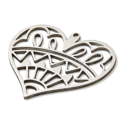 Non-Tarnish 201 Stainless Steel Pendants STAS-M318-34P-1