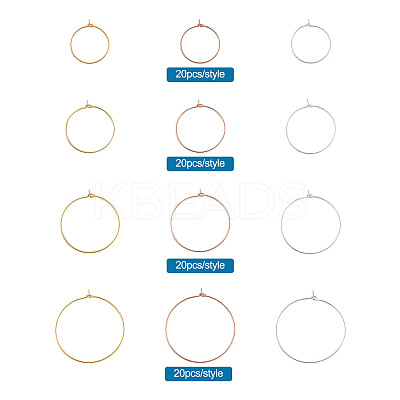 Brass Wine Glass Charm Rings KK-CD0001-05-1