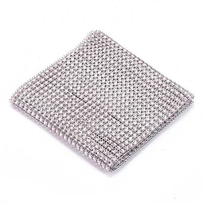24 Rows Plastic Diamond Mesh Wrap Roll DIY-L049-05T-1