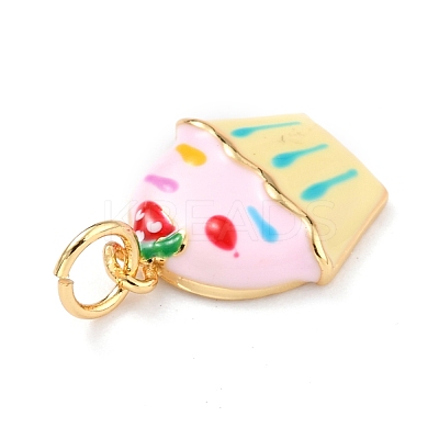 Real 18K Gold Plated Brass Charms KK-L206-004A-G-1