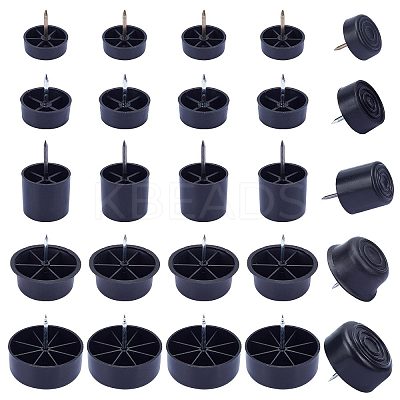 25Pcs 5 Style Plastic Furniture Glide AJEW-GF0006-12-1