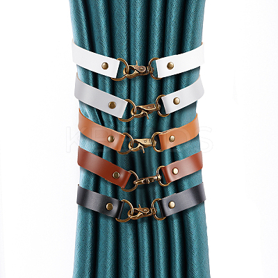Leather Curtain Tiebacks AJEW-GF0005-05D-1
