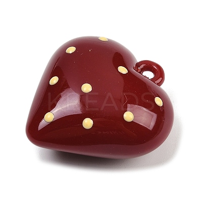 Opaque Acrylic Enamel Pendants OACR-B036-12B-1