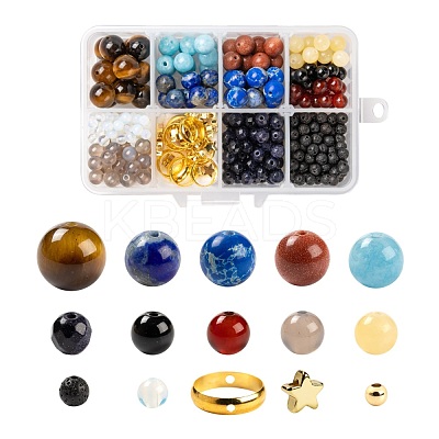 DIY Solar System Theme Planet Jewelry Kits G-LS0002-21-1