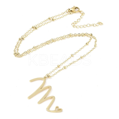 304 Stainless Steel Pendant Necklaces LS-NJEW-H029-02G-M-1