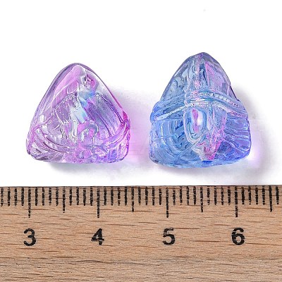 Baking Paint Glass Beads GLAA-S202-15-1