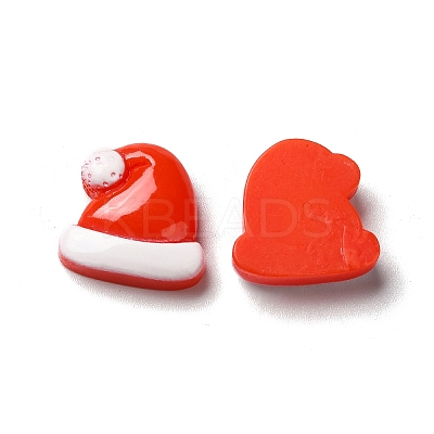 Christmas Opaque Resin Cabochons LS-RESI-K019-27-1
