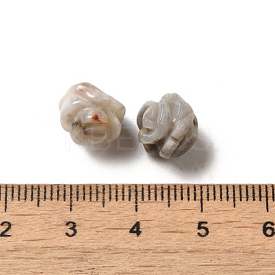 Natural Crazy Lace Agate Carved Flower Scattered Beads G-O156-B-23-1