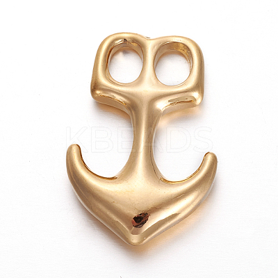 304 Stainless Steel Anchor Hook Clasps STAS-O112-04G-1