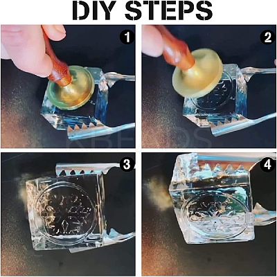 1Pc Brass Stamp Head DIY-OC0008-30A-1