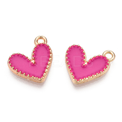 Alloy Enamel Charms ENAM-T011-204E-1