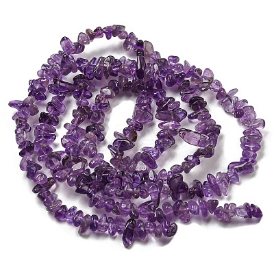 Natural Amethyst Beads Strands X-G-G0003-B44-1