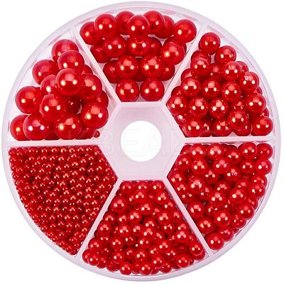Imitation Pearl Acrylic Beads OACR-PH0001-05-WH-1