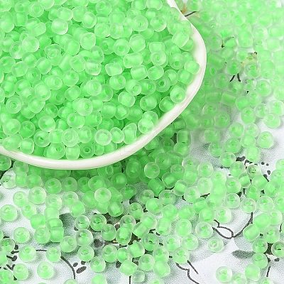 6/0 Luminous Glass Seed Beads SEED-NH0001-01H-1