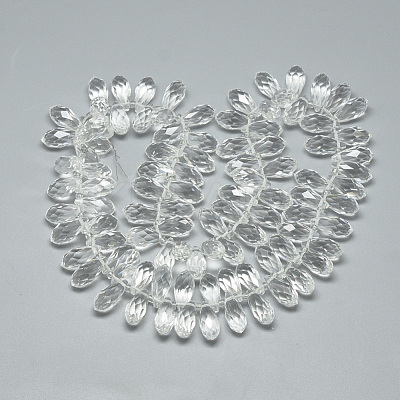 Glass Beads Strands X-EGLA-S142-6x12mm-10-1