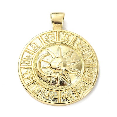 Rack Plating Brass Pendants KK-Q790-03G-1