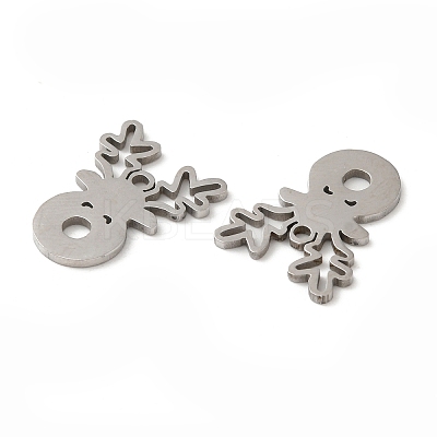 Non-Tarnish 201 Stainless Steel Pendants STAS-Q245-09P-1
