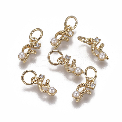 Brass Charms KK-L179-08F-G-1