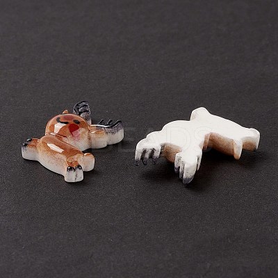 Christmas Themed Opaque Resin Decoden Cabochons CRES-P022-17-1