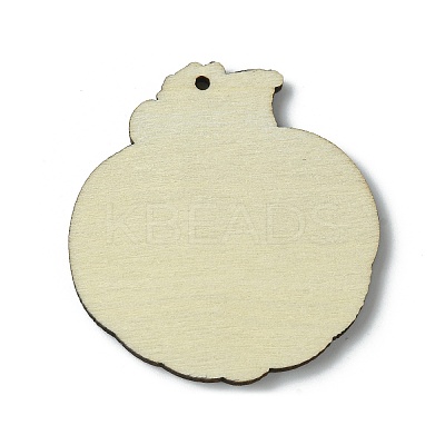 Halloween Single Face Printed Wood Pendants WOOD-H103-02-1