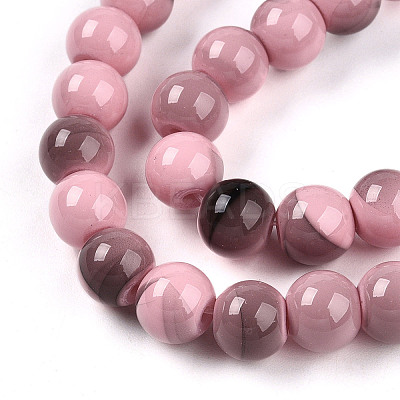 Baking Paint Glass Beads X1-DGLA-N013-8mm-09-1