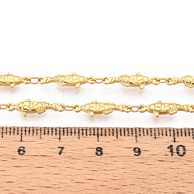 Ocean Theme Brass Fish Link Chains CHC-T017-01B-1