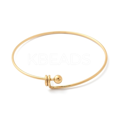 304 Stainless Steel Bangles for Women BJEW-C088-03G-1