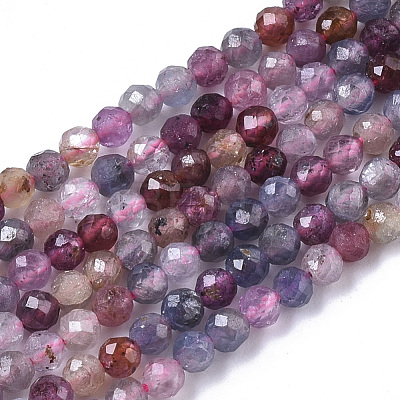 Natural Multicolor Rainbow Spinel Beads Strands G-R460-024-1