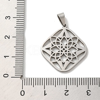 Non-Tarnish 304 Stainless Steel Pendants LS-STAS-O005-23P-1