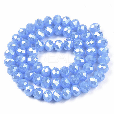 Electroplate Glass Beads Strands LS-EGLA-A034-J6mm-A02-1