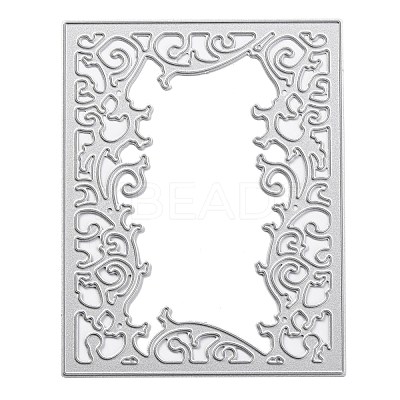 Frame Carbon Steel Cutting Dies Stencils X-DIY-WH0170-173-1