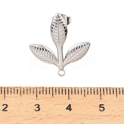 304 Stainless Steel Stud Earring Findings STAS-Z199-03P-03-1