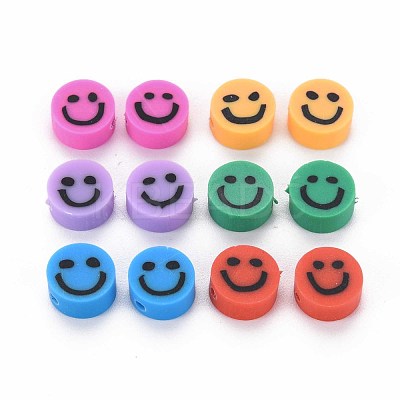 Handmade Polymer Clay Beads CLAY-S096-010-1