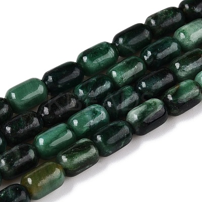 Natural Fuchsite Beads Strands G-G980-34B-1