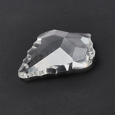 Transparent Glass Big Pendants GLAA-F118-15-1